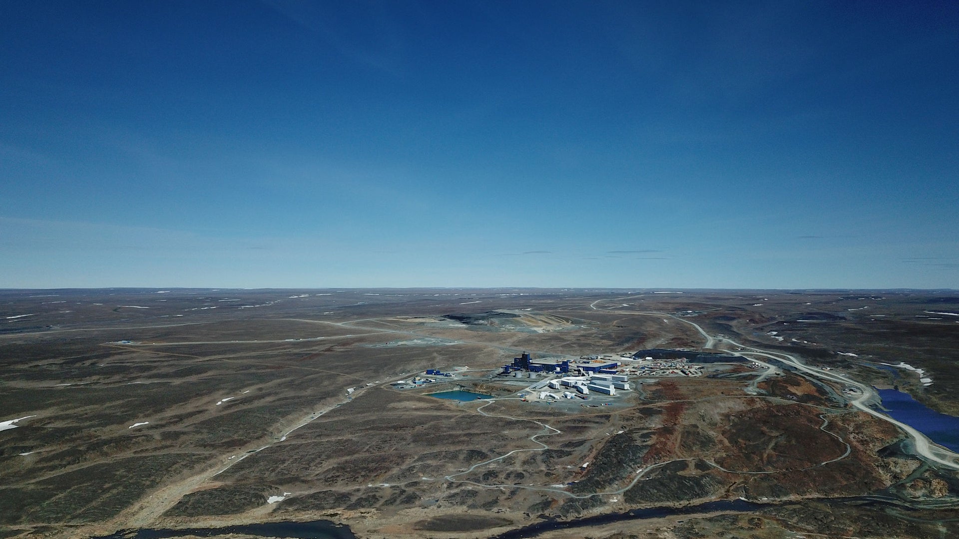 aerial photo of raglan mine